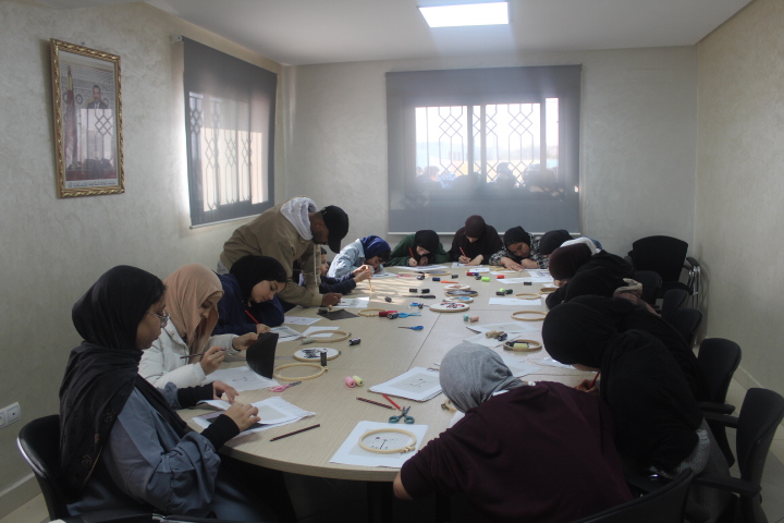 ورشة التطريز